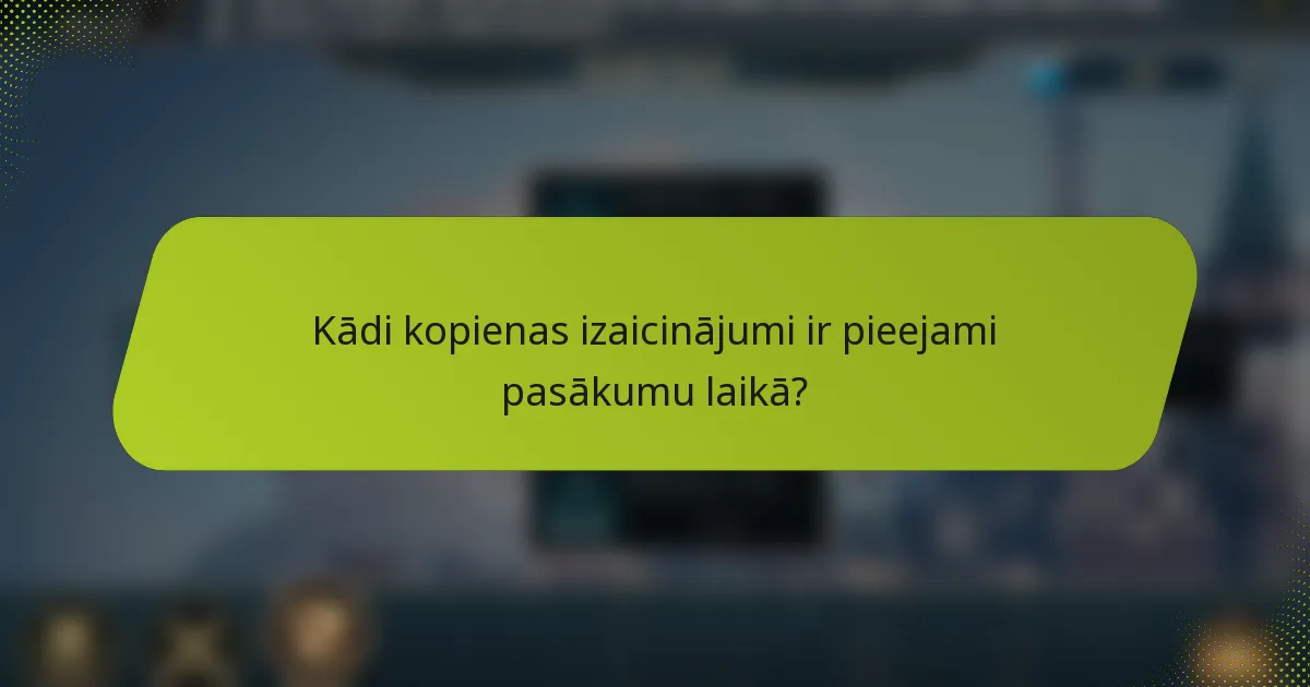 Kādi kopienas izaicinājumi ir pieejami pasākumu laikā?